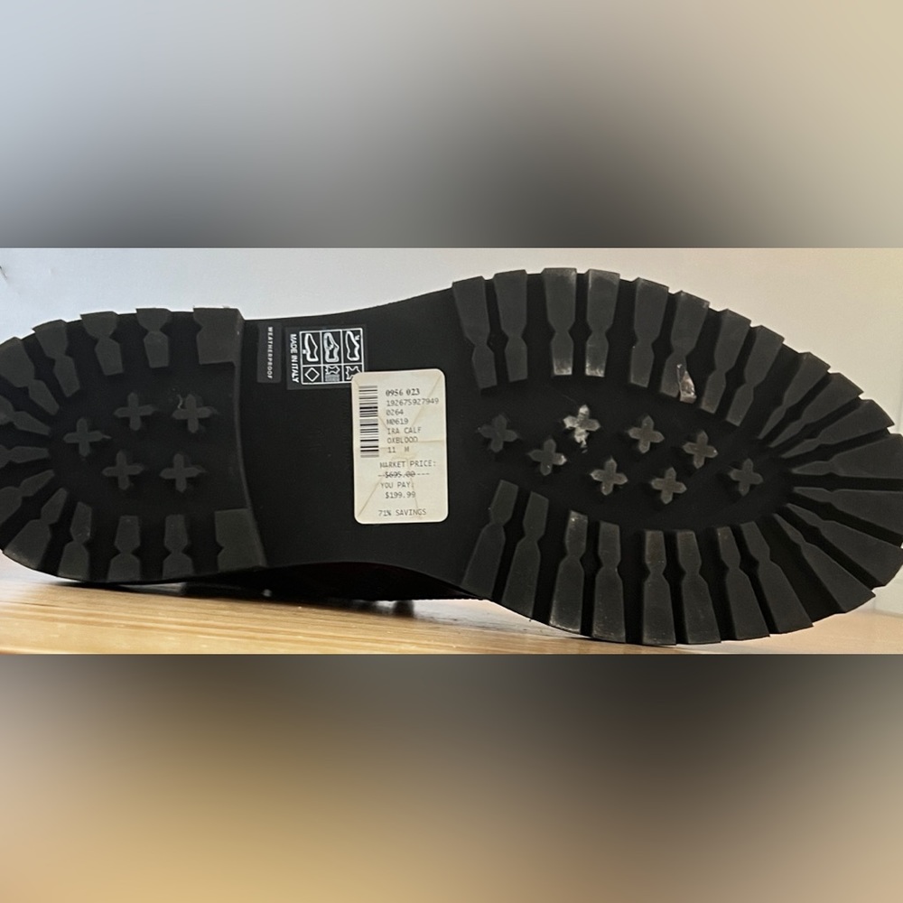 Aquatalia Side zip/lace up split toe waterproof boots